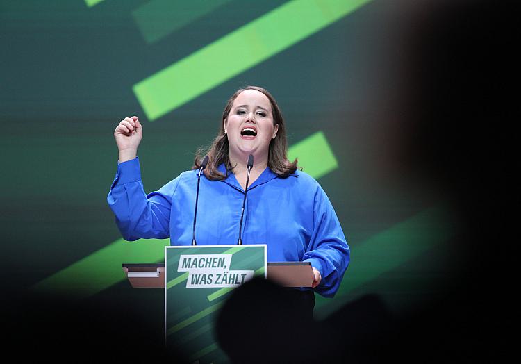 Ricarda Lang beim Grünen-Parteitag 2023 in Karlsruhe, über dts Nachrichtenagentur