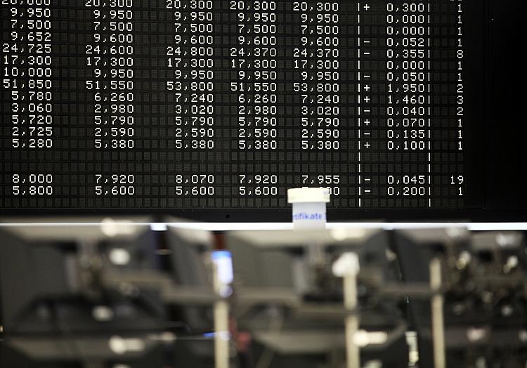 Anzeigetafel in der Frankfurter Börse, via dts Nachrichtenagentur