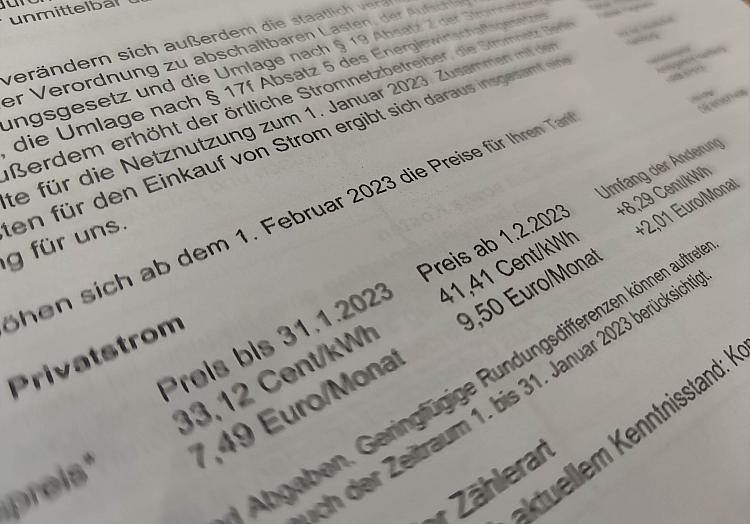 Preiserhöhung für Strom (Archiv), über dts Nachrichtenagentur