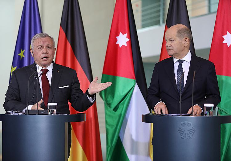 Abdullah II. bin al-Hussein und Olaf Scholz (Archiv), über dts Nachrichtenagentur