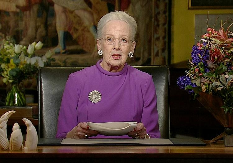Margrethe II. bei der am 31.12.2023 ausgestrahlten Neujahrsansprache, DR via dts Nachrichtenagentur