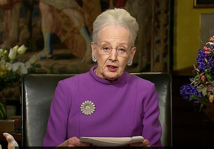 Margrethe II. bei der am 31.12.2023 ausgestrahlten Neujahrsansprache, DR via dts Nachrichtenagentur