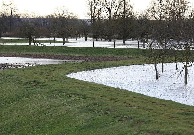 Hochwasserlage im Landkreis Mansfeld-Südharz am 03.01.2024, via dts Nachrichtenagentur