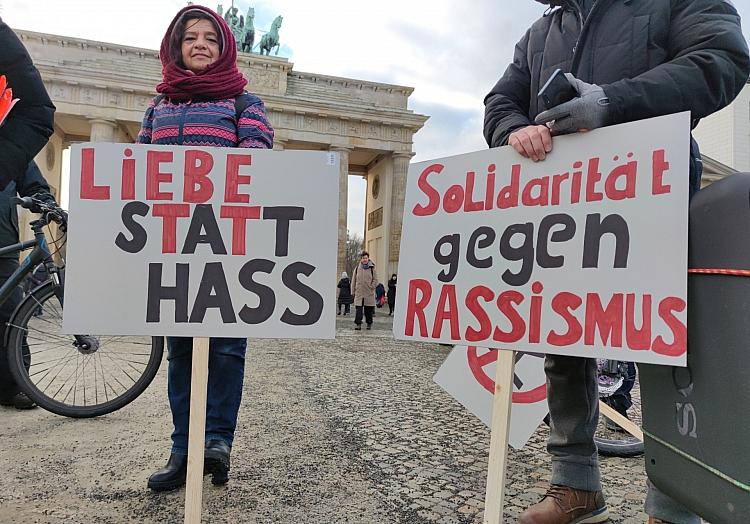 Demo gegen Rechtsextremismus am 20.01.2024, via dts Nachrichtenagentur