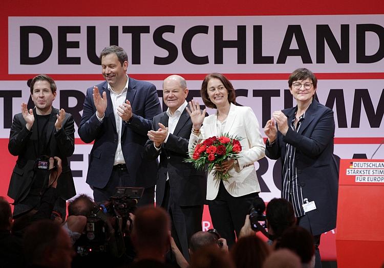 Katarina Barley nach Wahl als SPD-Spitzenkandidatin für Europawahl am 28.01.2024, via dts Nachrichtenagentur