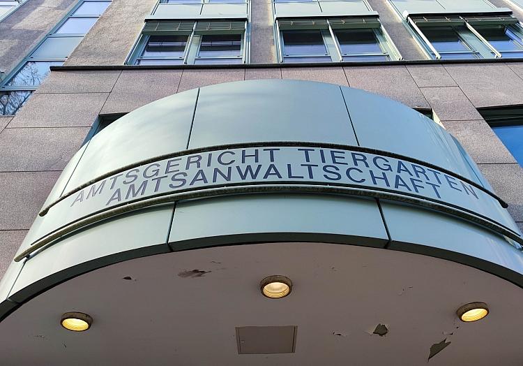 Amtsgericht Tiergarten mit Amtsanwaltschaft (Archiv), via dts Nachrichtenagentur