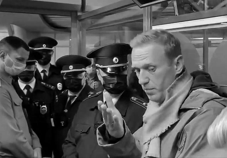 Video von der Festnahme Nawalnys (Archiv), via dts Nachrichtenagentur