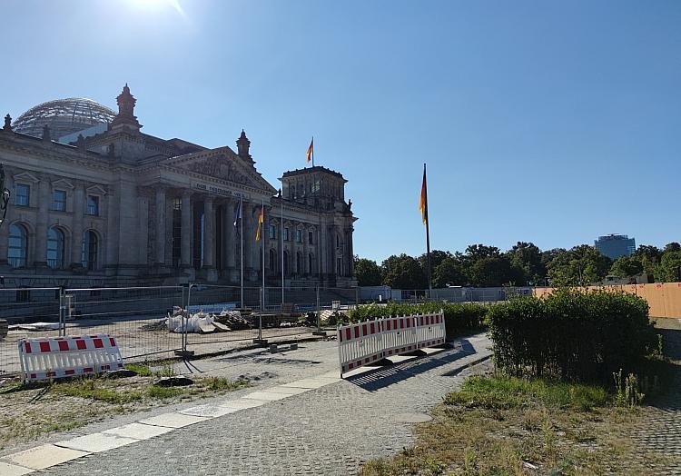 Baustelle vor Deutschem Bundestag (Archiv), via dts Nachrichtenagentur