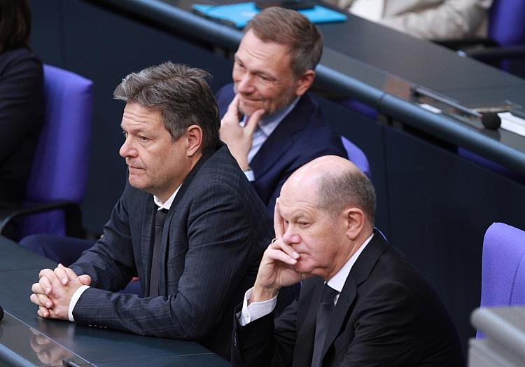 Robert Habeck, Christian Lindner, Olaf Scholz (Archiv), via dts Nachrichtenagentur