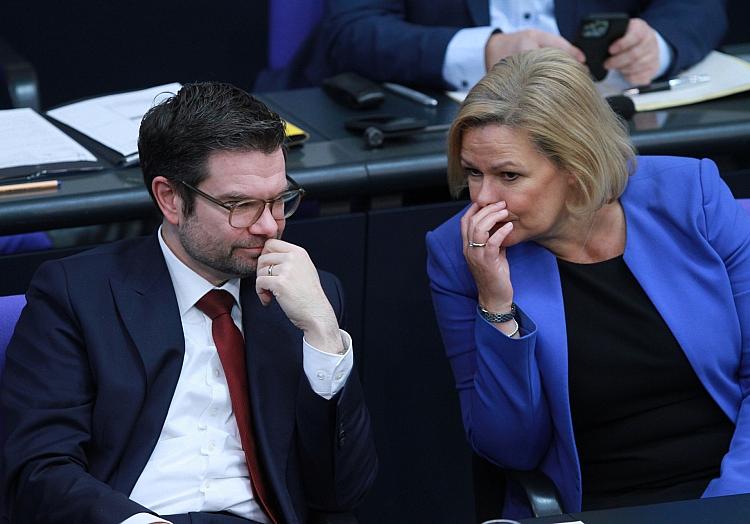 Marco Buschmann und Nancy Faeser (Archiv), via dts Nachrichtenagentur