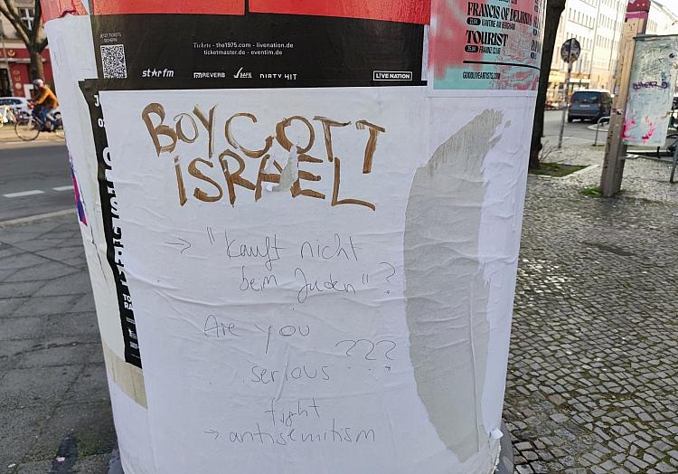 Boykott-Aufruf gegen Israel in Deutschland (Archiv), via dts Nachrichtenagentur