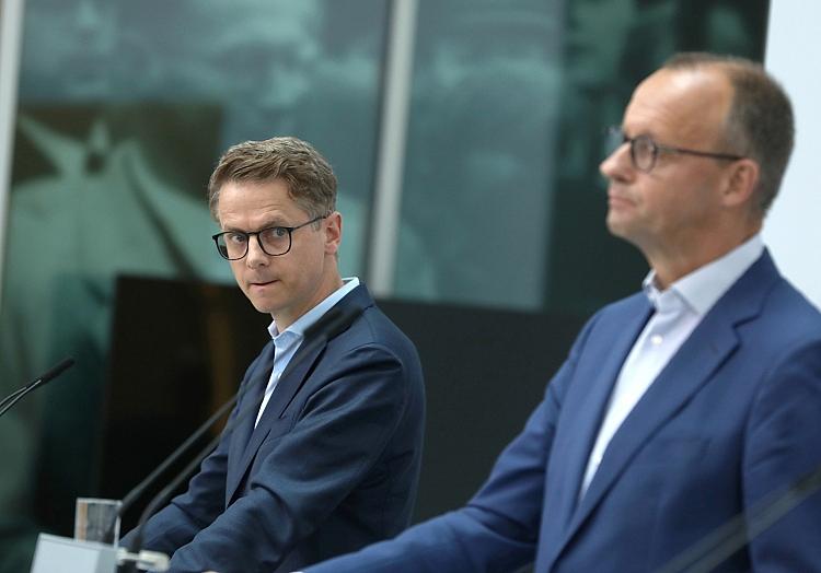 Carsten Linnemann und Friedrich Merz (Archiv), via dts Nachrichtenagentur