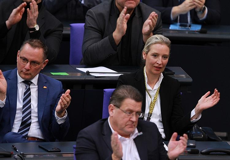 Tino Chrupalla, Alice Weidel, Stephan Brandner (Archiv), via dts Nachrichtenagentur