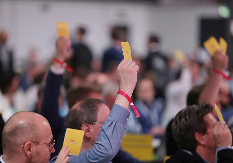 Abstimmung auf FDP-Parteitag (Archiv), via dts Nachrichtenagentur
