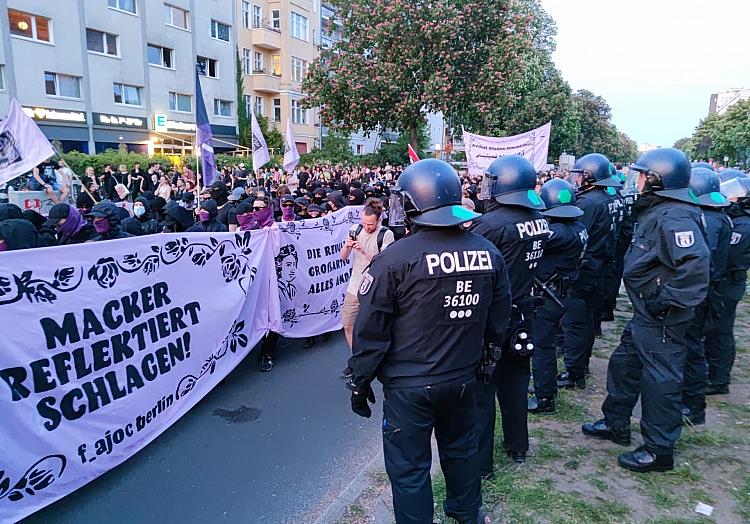 1.-Mai-Demo in Berlin am 01.05.2024, via dts Nachrichtenagentur