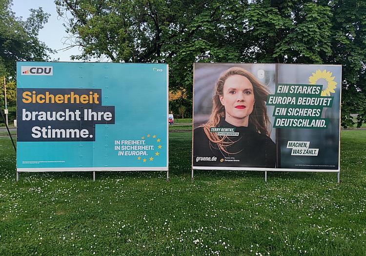 Wahlplakate zur Europawahl (Archiv), via dts Nachrichtenagentur