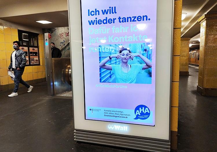 Corona-Werbung der Bundesregierung (Archiv), via dts Nachrichtenagentur