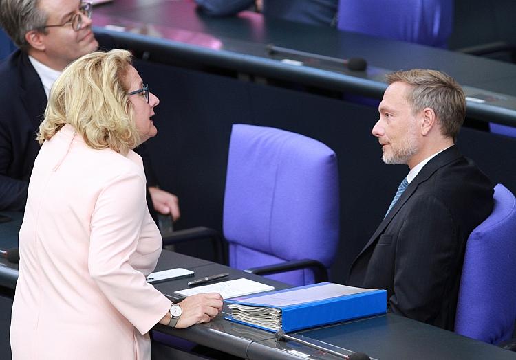 Svenja Schulze und Christian Lindner (Archiv), via dts Nachrichtenagentur