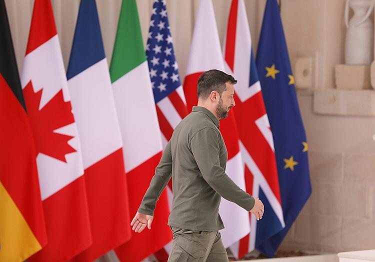 Wolodymyr Selenskyj beim G7-Gipfel am 13.06.2024, via dts Nachrichtenagentur