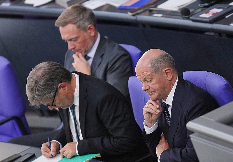 Lindner, Habeck, Scholz (Archiv), via dts Nachrichtenagentur