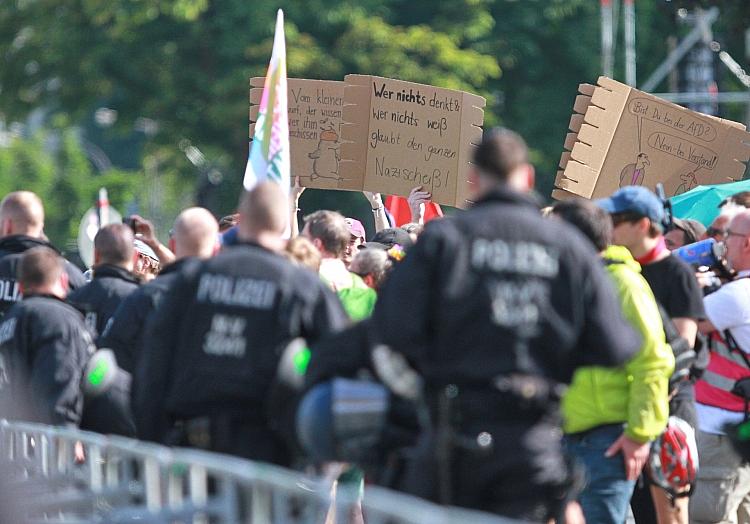 Protest gegen die AfD am 29.06.2024, via dts Nachrichtenagentur