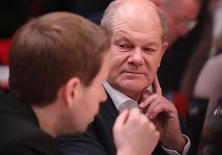 Kevin Kühnert und Olaf Scholz (Archiv), via dts Nachrichtenagentur