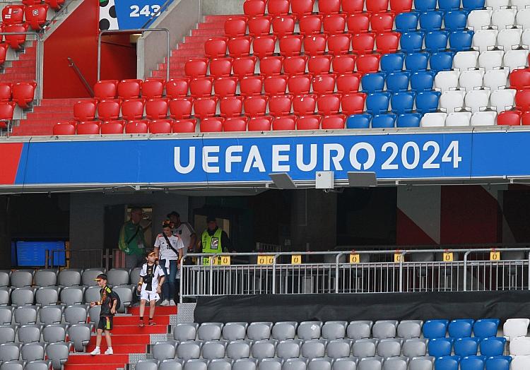 UEFA-Euro-2024-Schriftzug (Archiv), via dts Nachrichtenagentur