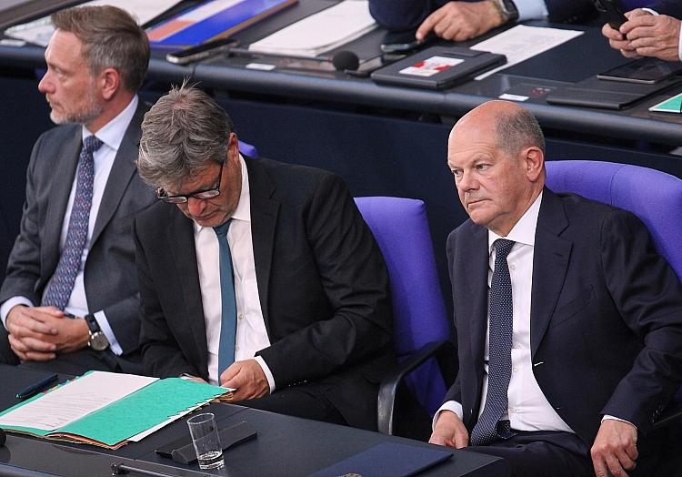 Lindner, Habeck, Scholz (Archiv), via dts Nachrichtenagentur