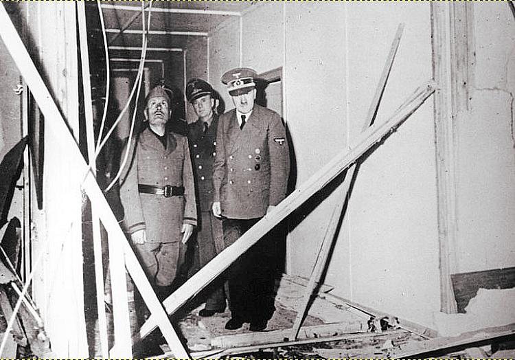 Benito Mussolini und Adolf Hitler nach dem Attentat in der `Wolfsschanze` (Archiv), via dts Nachrichtenagentur