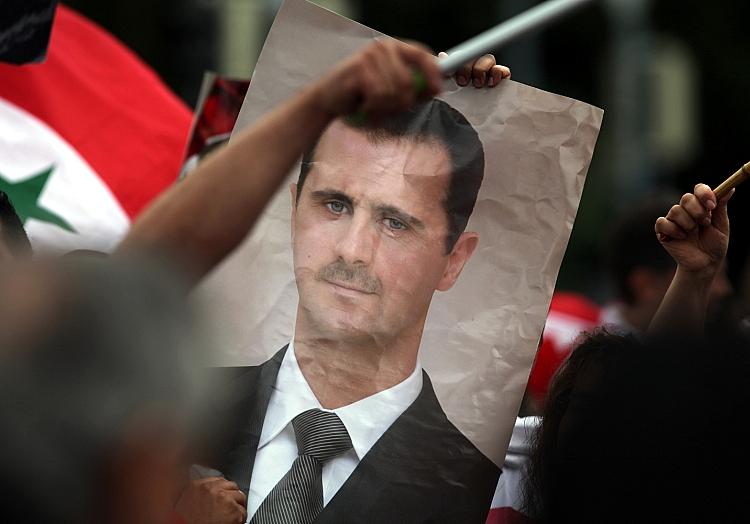 Bild von Baschar al-Assad auf einer Syrien-Demonstration (Archiv), via dts Nachrichtenagentur