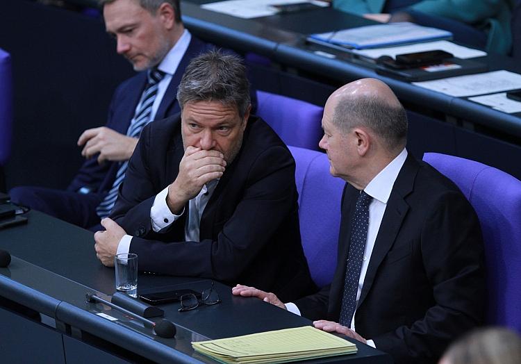 Christian Lindner, Robert Habeck, Olaf Scholz (Archiv), via dts Nachrichtenagentur