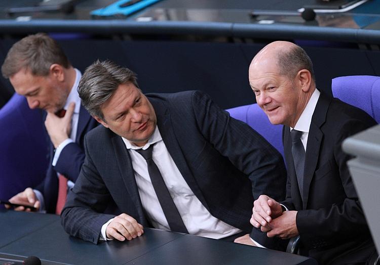 Christian Lindner, Robert Habeck, Olaf Scholz (Archiv), via dts Nachrichtenagentur