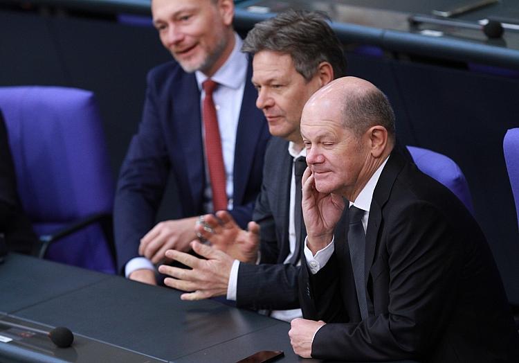 Christian Lindner, Robert Habeck, Olaf Scholz (Archiv), via dts Nachrichtenagentur