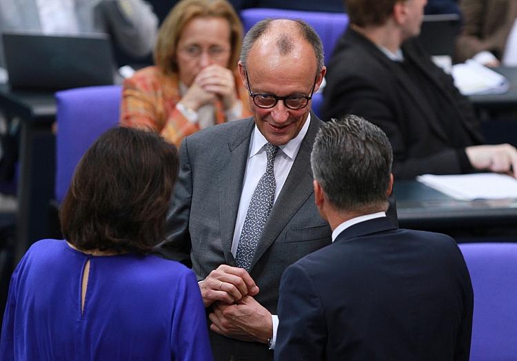 Friedrich Merz, Dorothee Bär, Thorsten Frei (Archiv), via dts Nachrichtenagentur