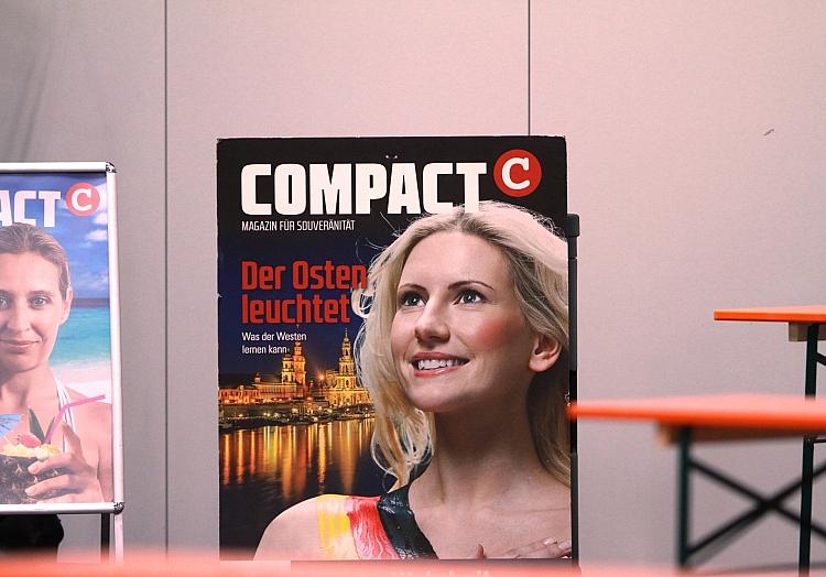 Compact-Stand auf AfD-Parteitag (Archiv), via dts Nachrichtenagentur