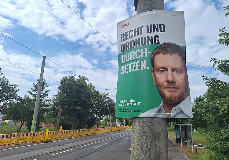 CDU-Wahlplakat zur Landtagswahl in Sachsen (Archiv), via dts Nachrichtenagentur