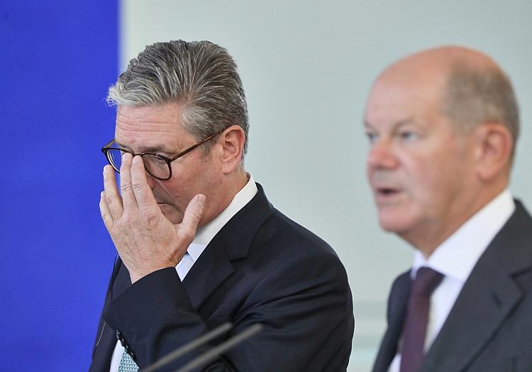 Keir Starmer und Olaf Scholz am 28.08.2024, via dts Nachrichtenagentur