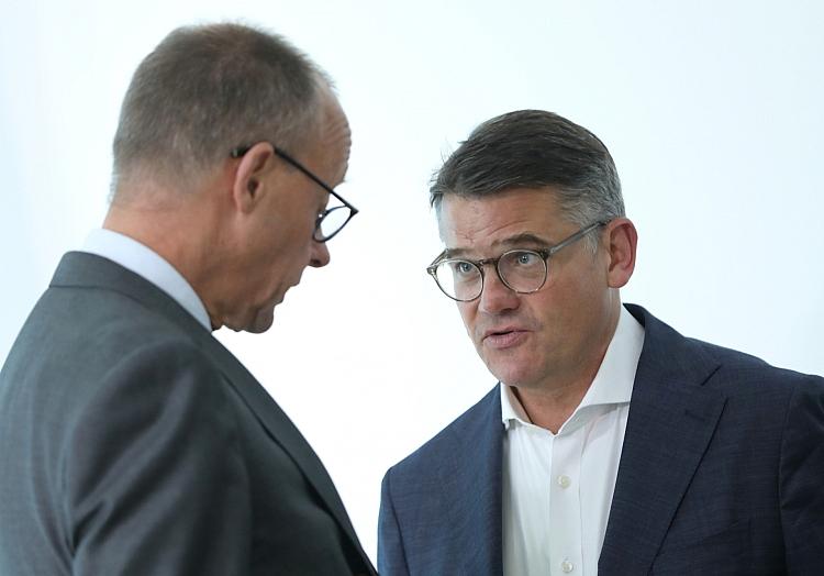 Friedrich Merz und Boris Rhein (Archiv), via dts Nachrichtenagentur