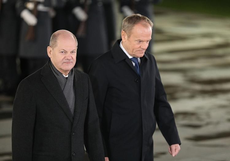 Olaf Scholz und Donald Tusk (Archiv), via dts Nachrichtenagentur