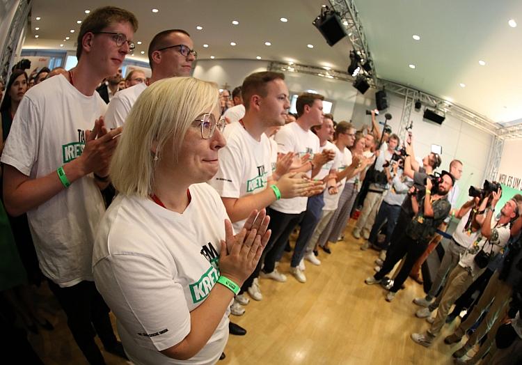 Wahlabend von CDU Sachsen am 01.09.2024, via dts Nachrichtenagentur