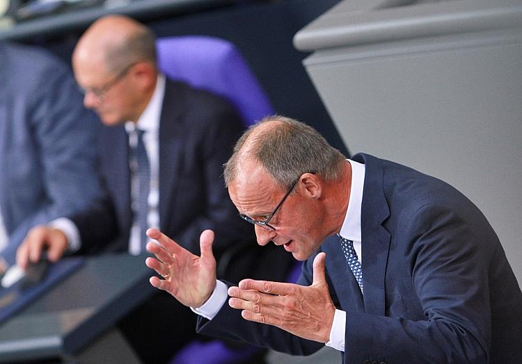 Olaf Scholz und Friedrich Merz (Archiv), via dts Nachrichtenagentur