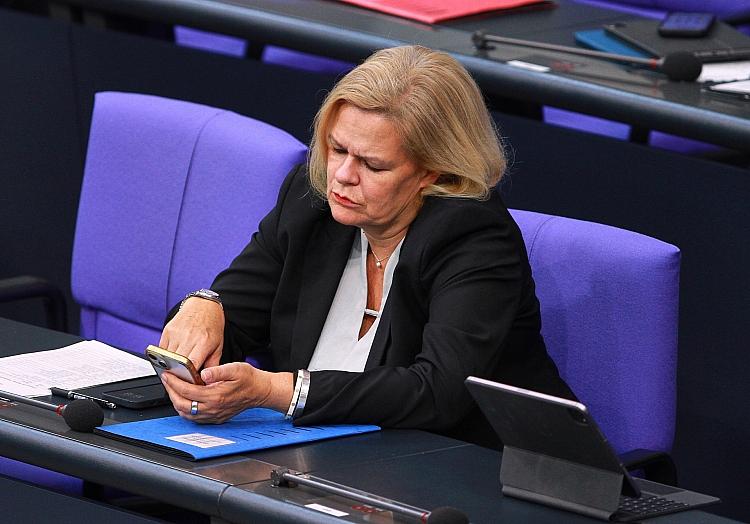 Nancy Faeser am 12.09.2024, via dts Nachrichtenagentur