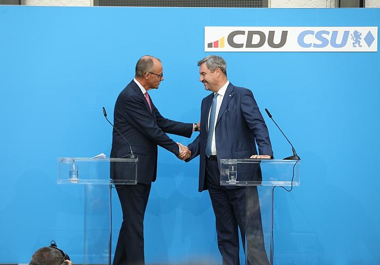 Friedrich Merz und Markus Söder am 17.09.2024, via dts Nachrichtenagentur