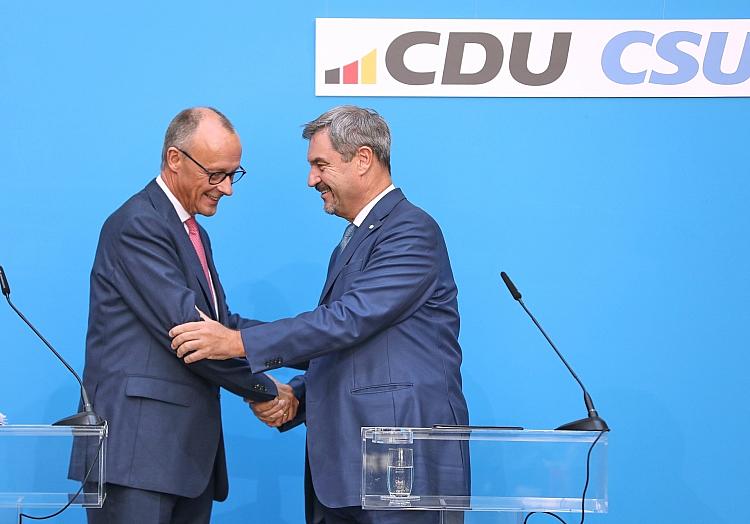 Friedrich Merz und Markus Söder am 17.09.2024, via dts Nachrichtenagentur