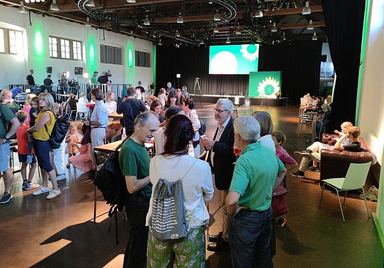 Grünen-Wahlparty in Brandenburg am 22.09.2024, via dts Nachrichtenagentur