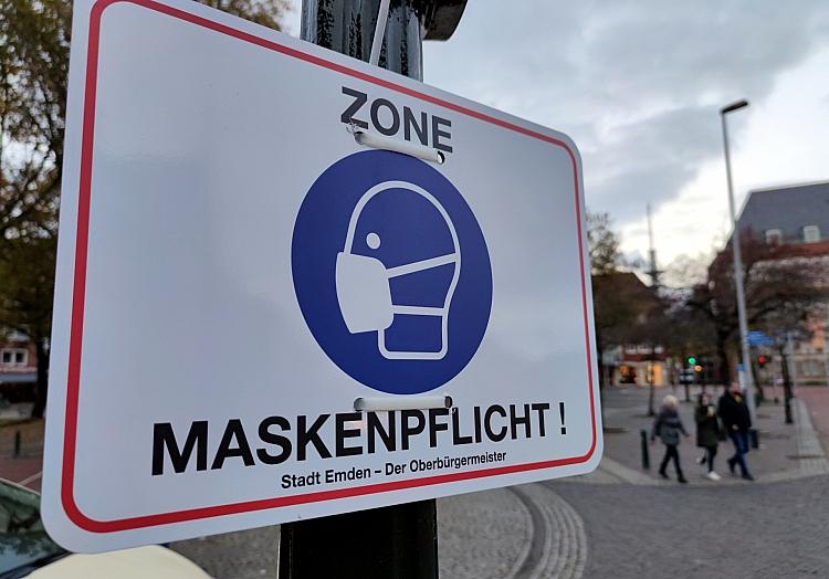 Maskenpflicht in der Innenstadt von Emden (Archiv), via dts Nachrichtenagentur