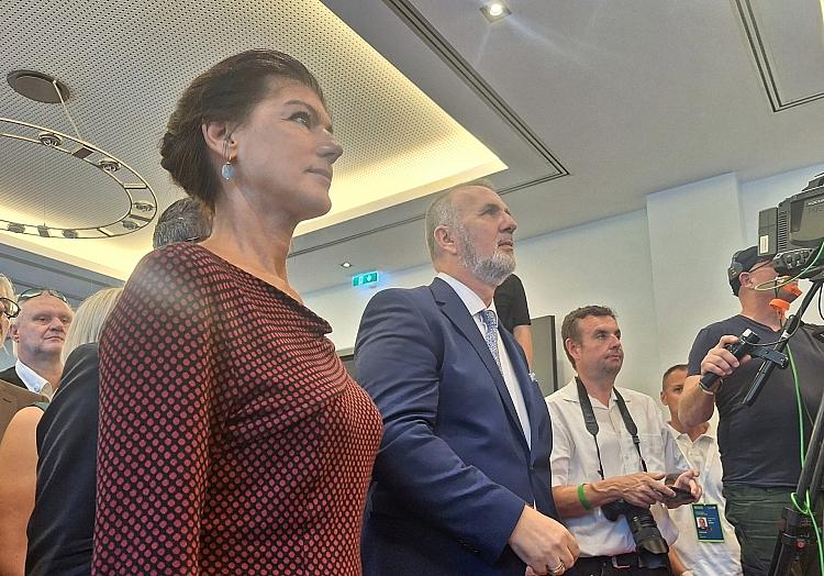 Sahra Wagenknecht und Steffen Schütz (Archiv), via dts Nachrichtenagentur