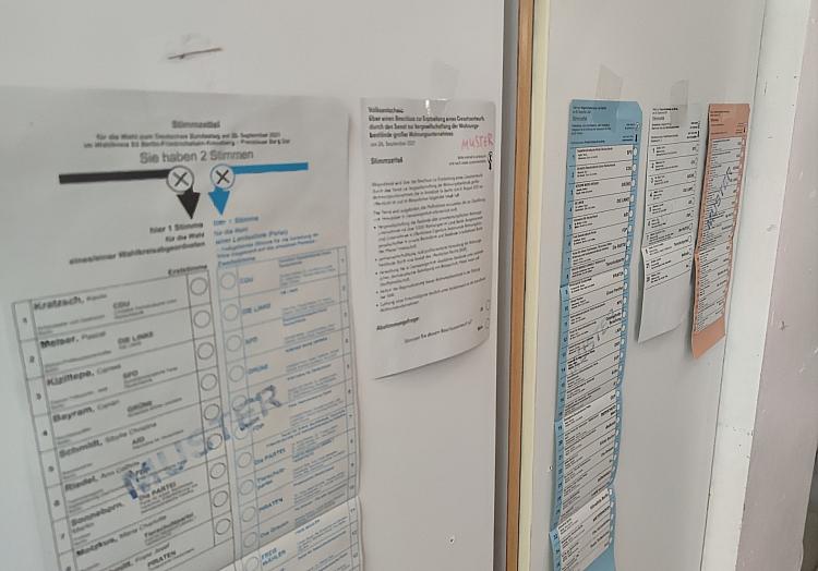 Wahllokal am 26.09.2021, via dts Nachrichtenagentur