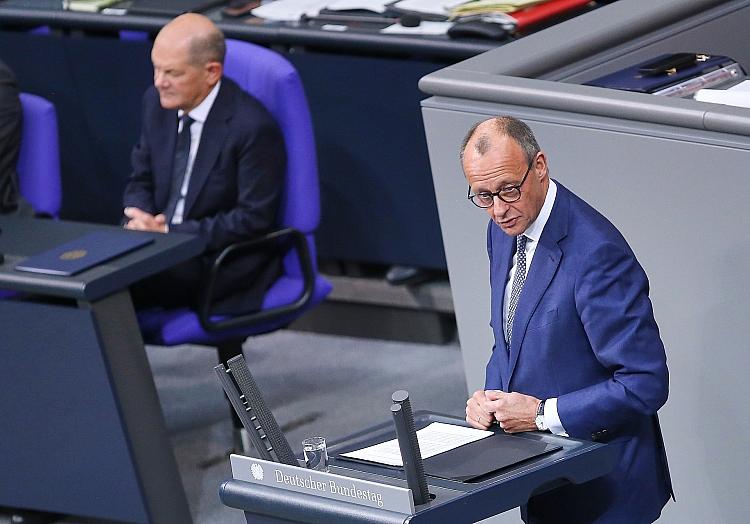 Olaf Scholz und Friedrich Merz (Archiv), via dts Nachrichtenagentur