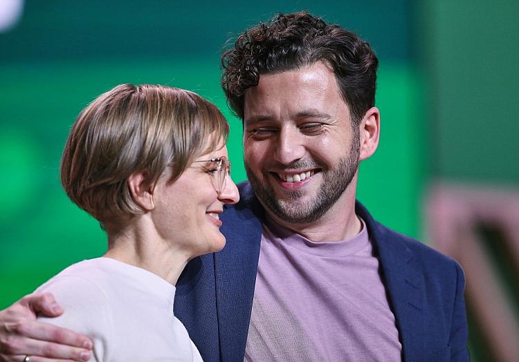 Franziska Brantner und Felix Banaszak am 16.11.2024, via dts Nachrichtenagentur
